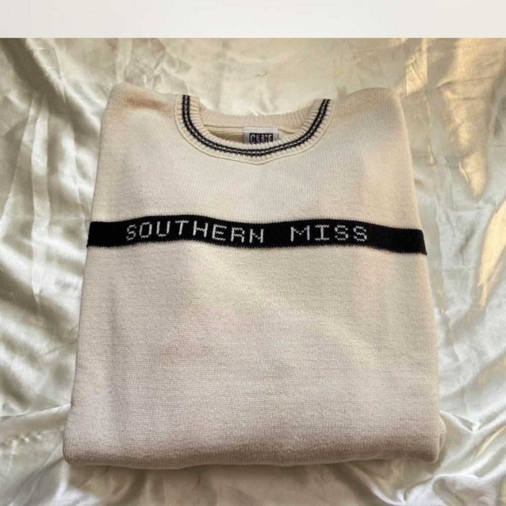 Southern Miss Cream Sweater